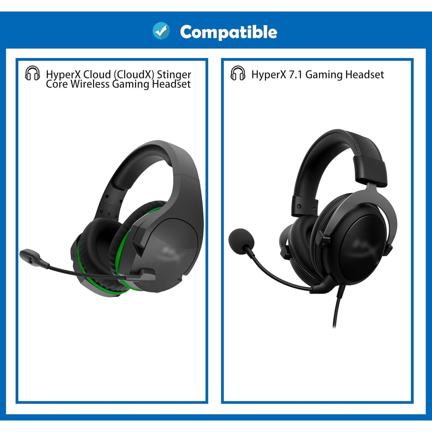 Almohadillas de oído DowiTech para HyperX Cloud Stinger Core