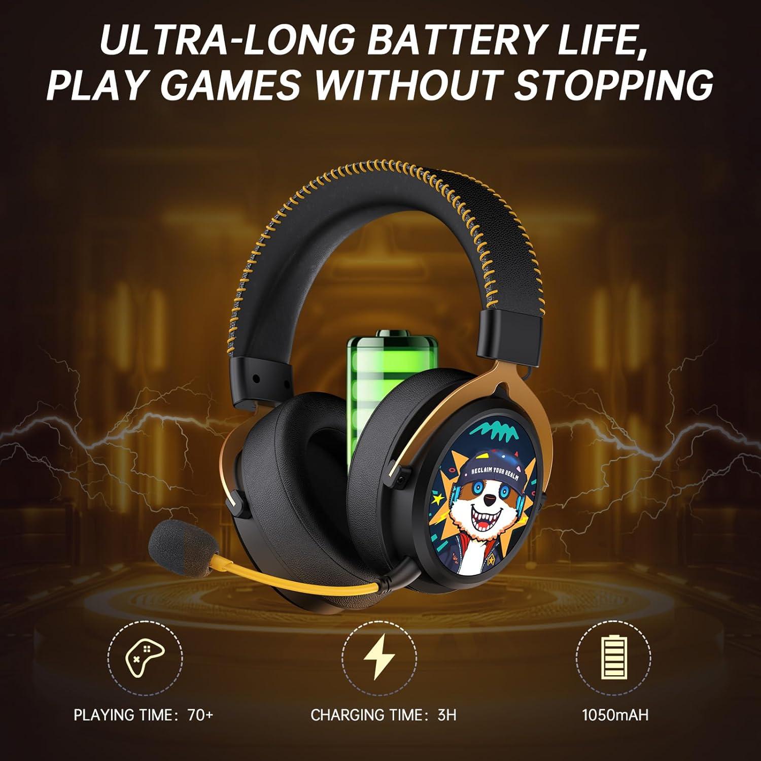 Auriculares Gaming Inalámbricos Gtheos Spark 01 7.1 Sonido