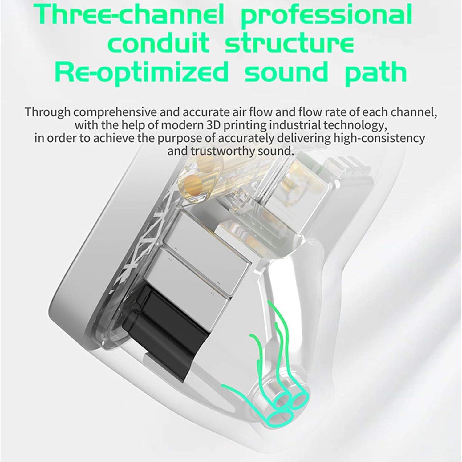 Auriculares in ear CCA KZ AS16 PRO 16BA HiFi 81.9g