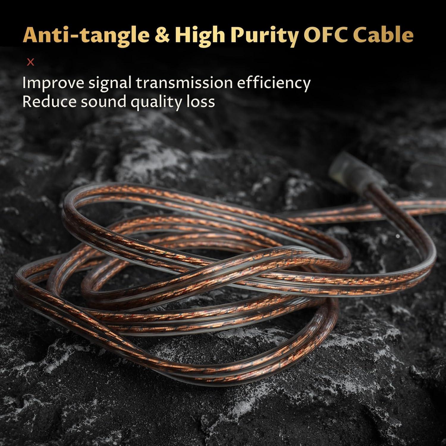 Auriculares KBEAR K01 In Ear HIFI Gaming 3.5mm Azul-Púrpura