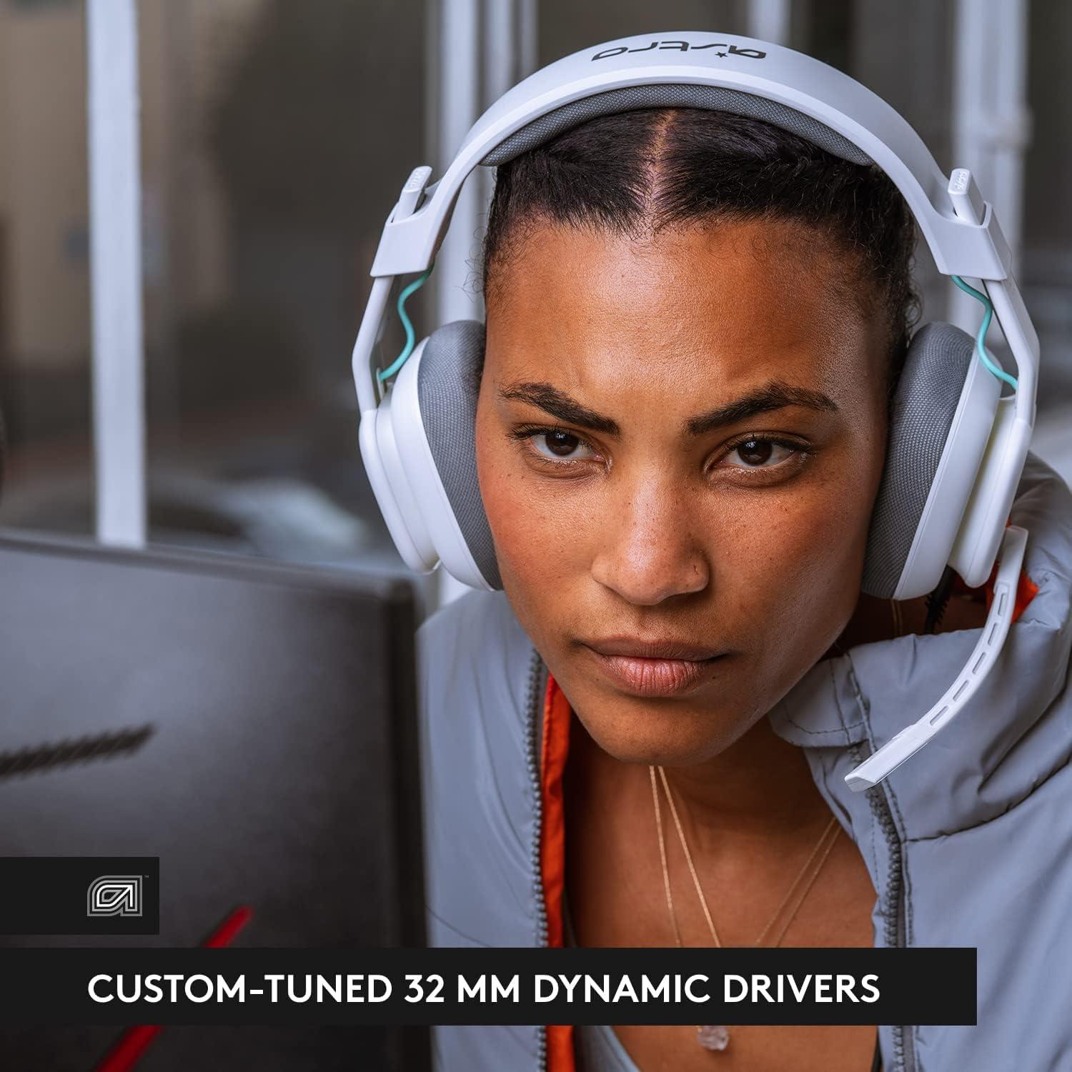 Auriculares Gaming Astro A10 Gen 2 con Micrófono - 32 mm - Blanco