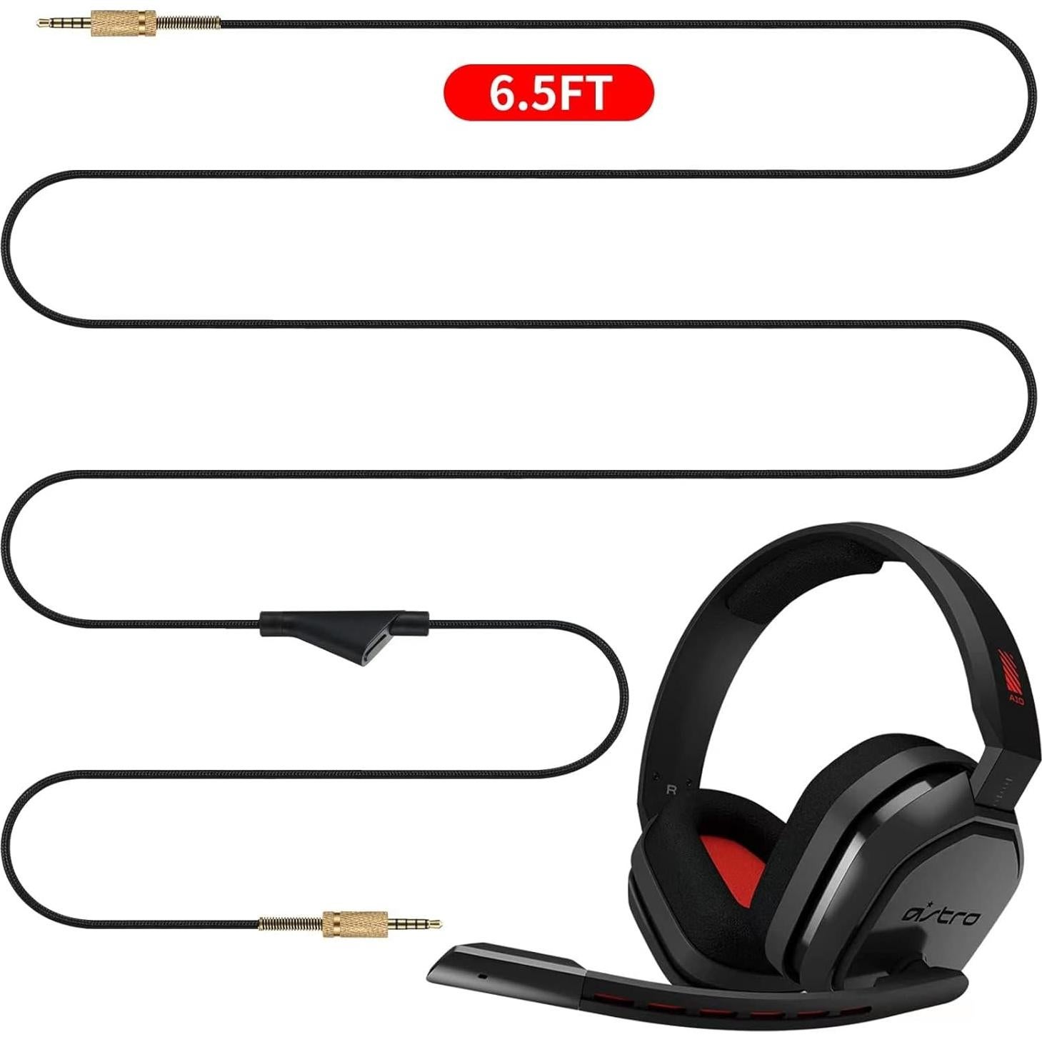 Cable Auxiliar de Reemplazo Astro A40 A10 2m con Silencio