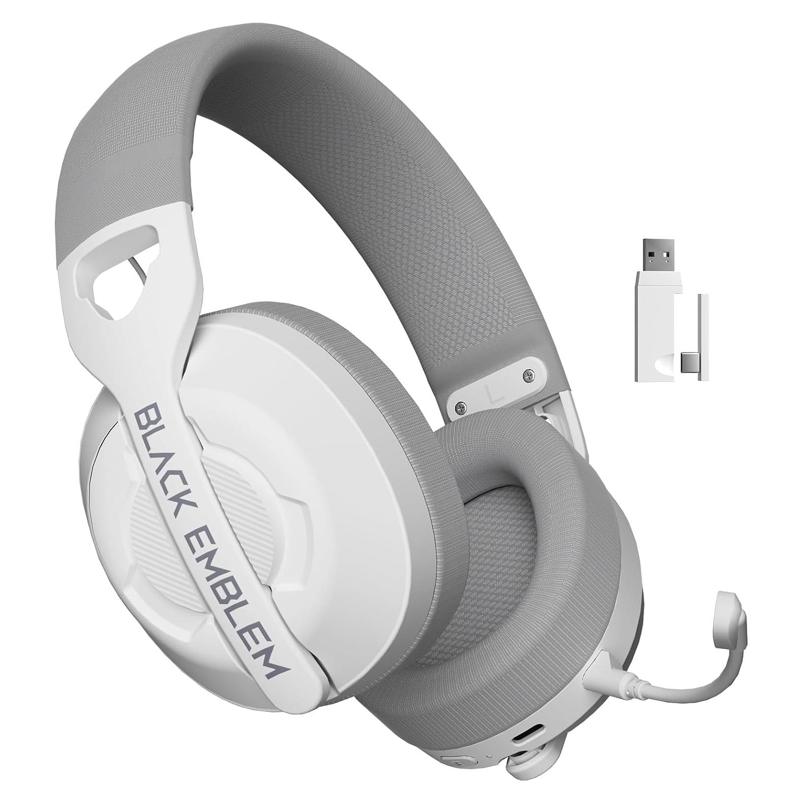 Auriculares Gaming Inalámbricos Black Emblem X2, 50H, Bluetooth 5.4