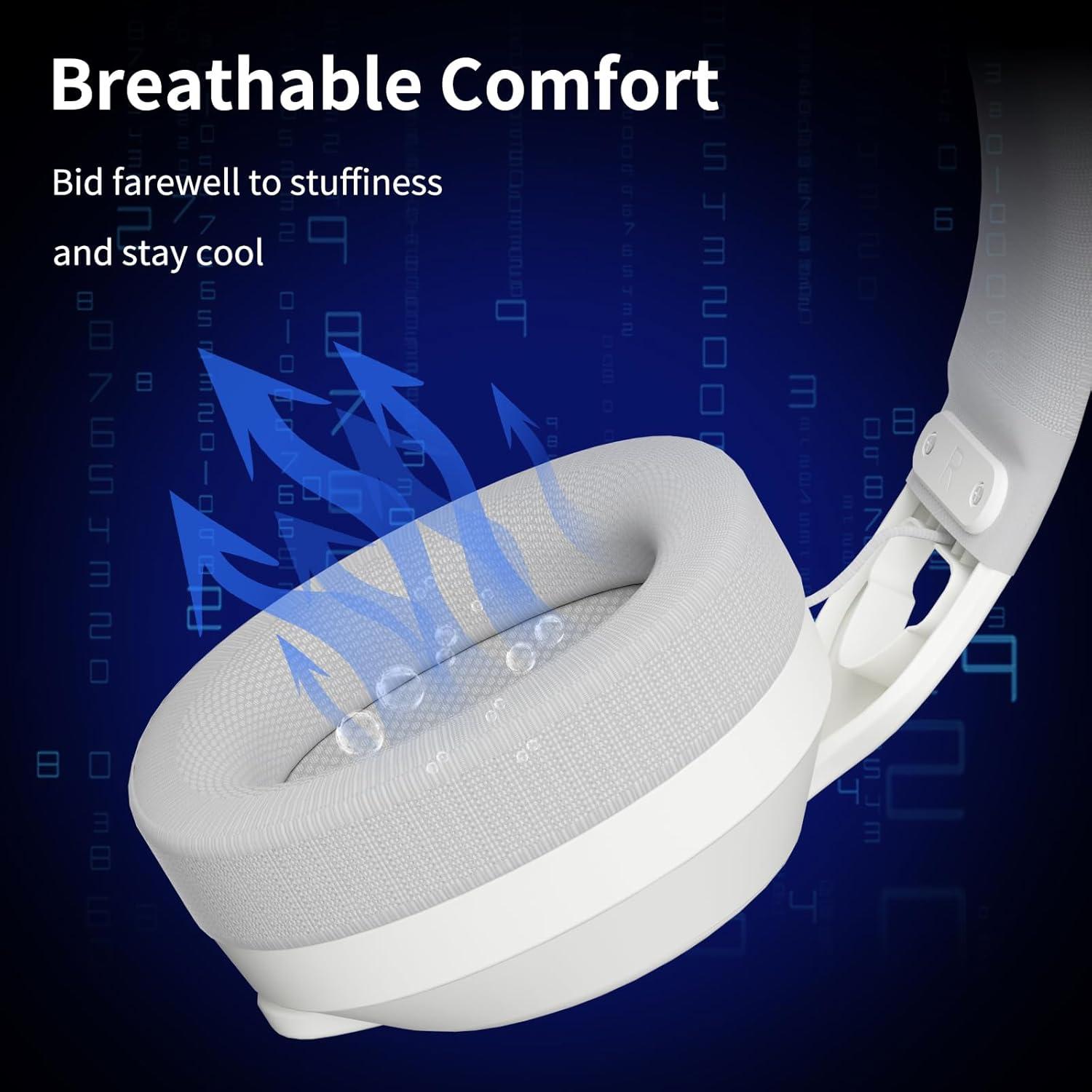 Auriculares Gaming Inalámbricos Black Emblem X2, 50H, Bluetooth 5.4