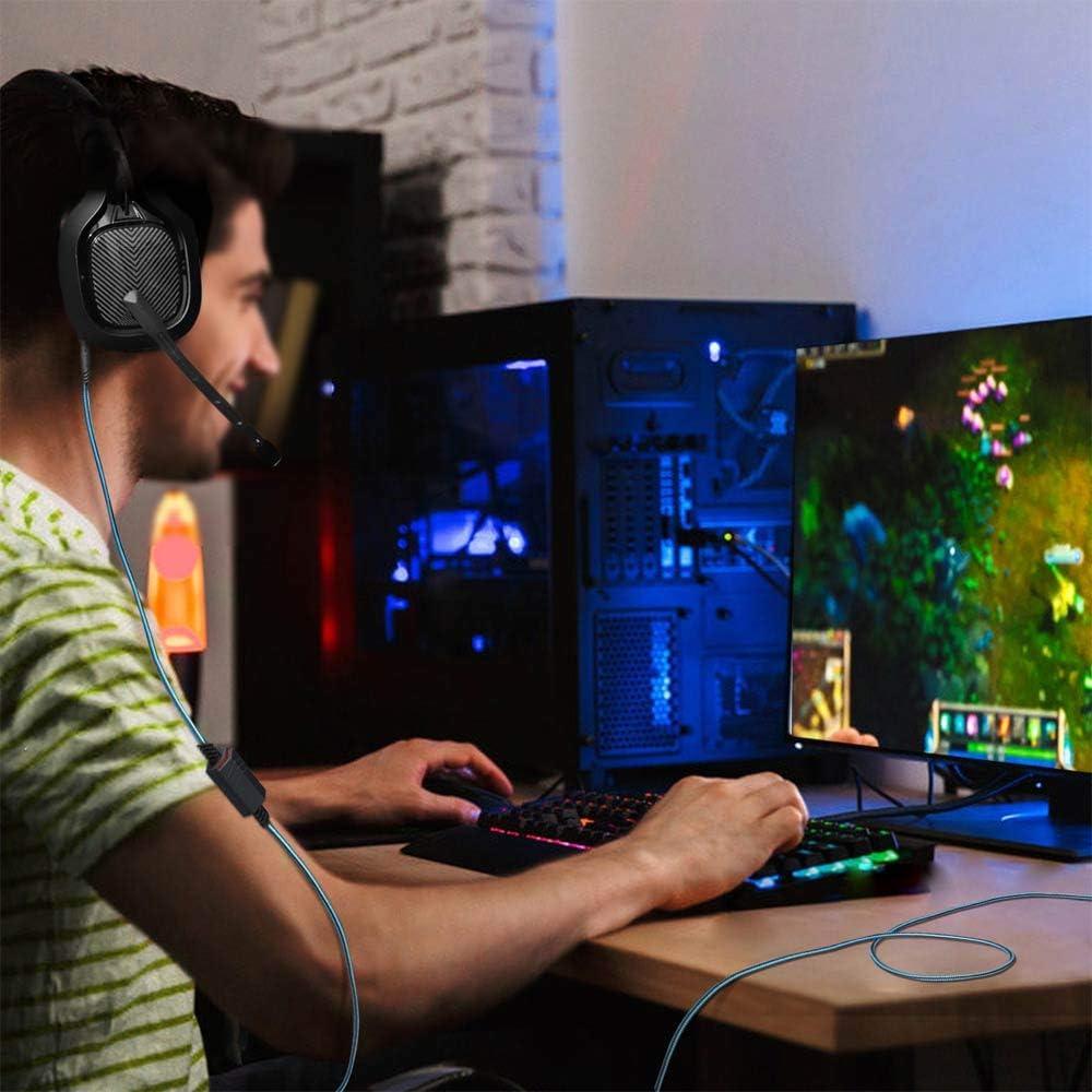 Cable de audio AUX MQDITH 2m para auriculares Astro A40 A40TR