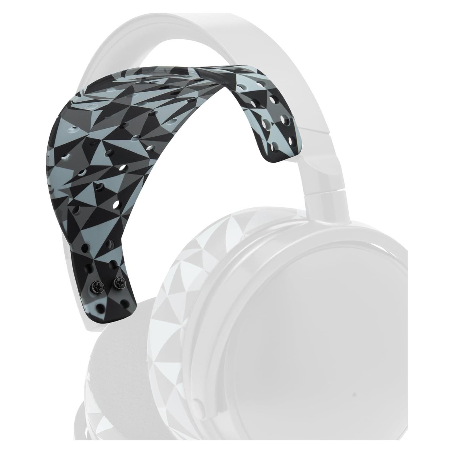 Diadema WC HeadbandZ Maxwell V2 - Silicona Ancha Gris Geo