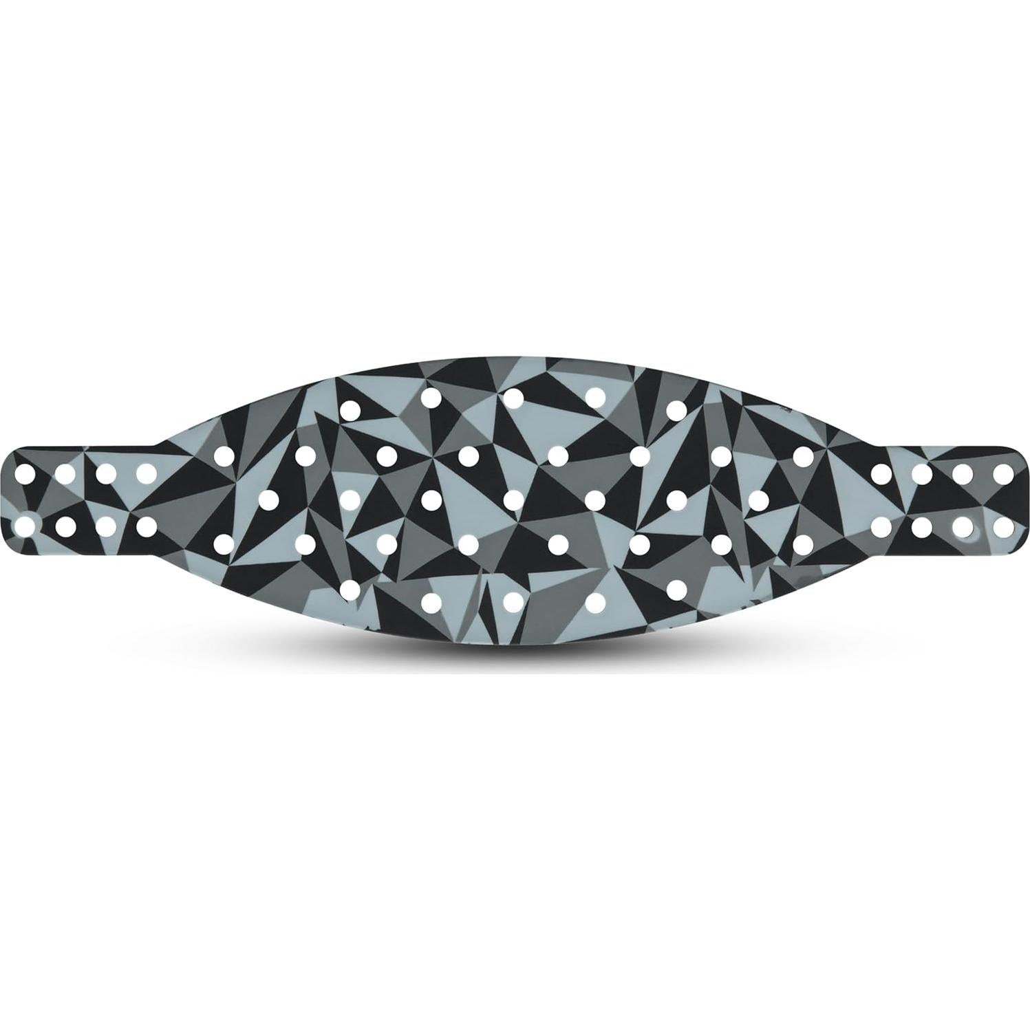 Diadema WC HeadbandZ Maxwell V2 - Silicona Ancha Gris Geo
