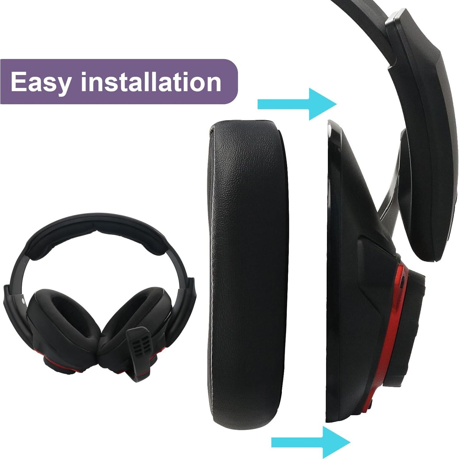 Almohadillas de Reemplazo GSP 600 Sodorous para Auriculares Sennheiser