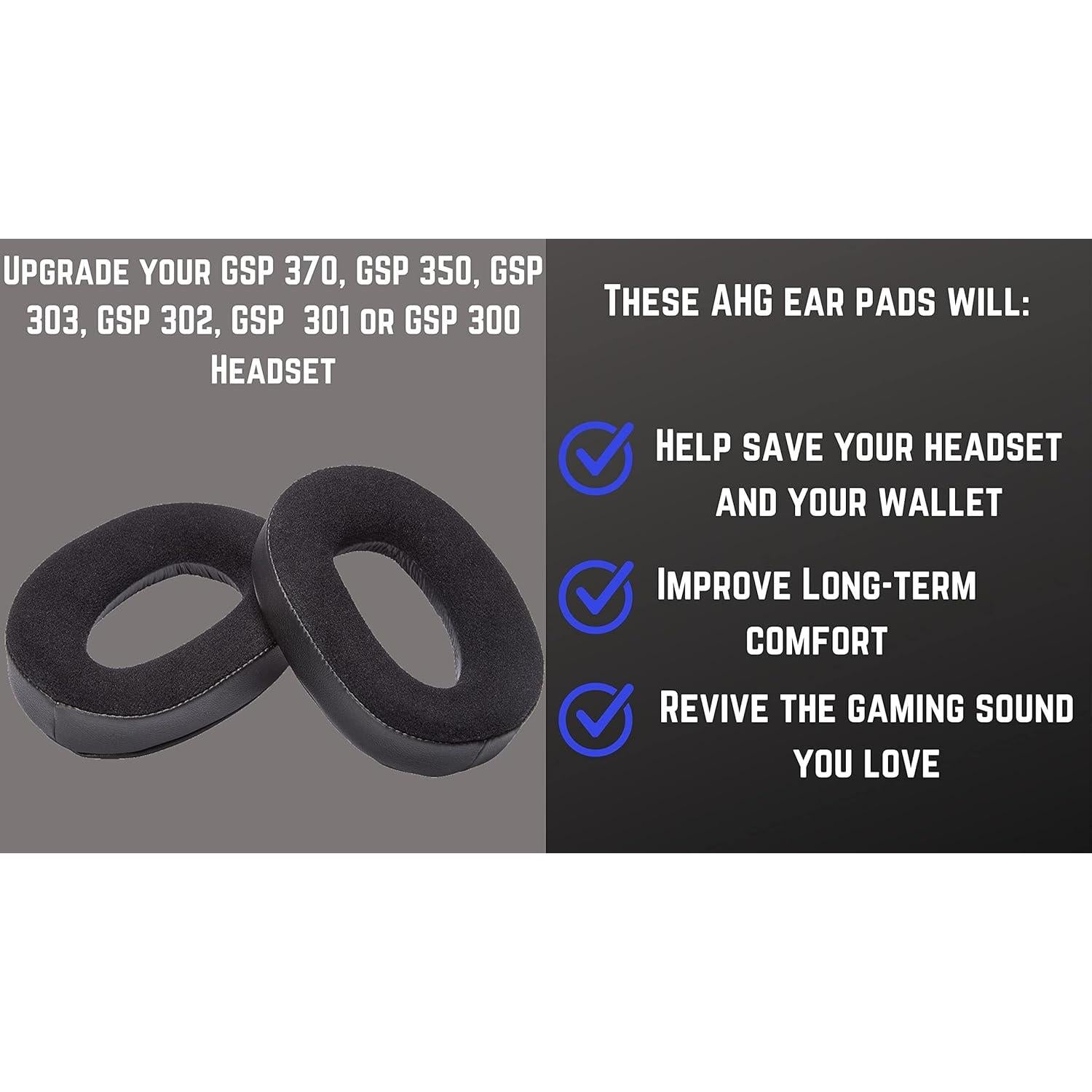 Almohadillas Híbridas Premium para Auriculares Sennheiser GSP