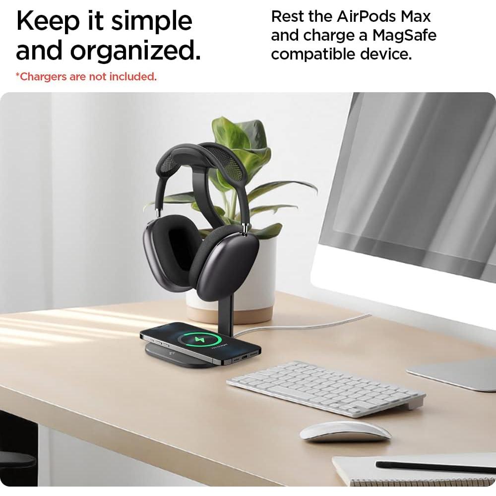 Soporte para Auriculares Spigen AMP02818 Gris Espacial