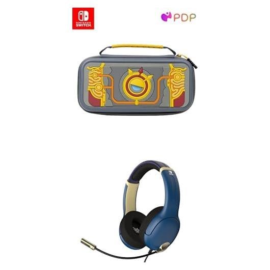 Funda Purah Pad 3D GLOW + Auriculares AIRLITE para Nintendo Switch