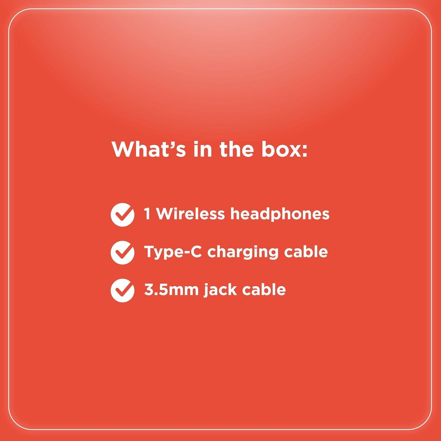 RadioShack Gaming Wireless Headphones – 50mm Drivers, Dual Mode Bluetooth 5.3 + 2.4GHz, 500mAh Battery, 20Hz–20kHz Frequency, Sleek Black Design