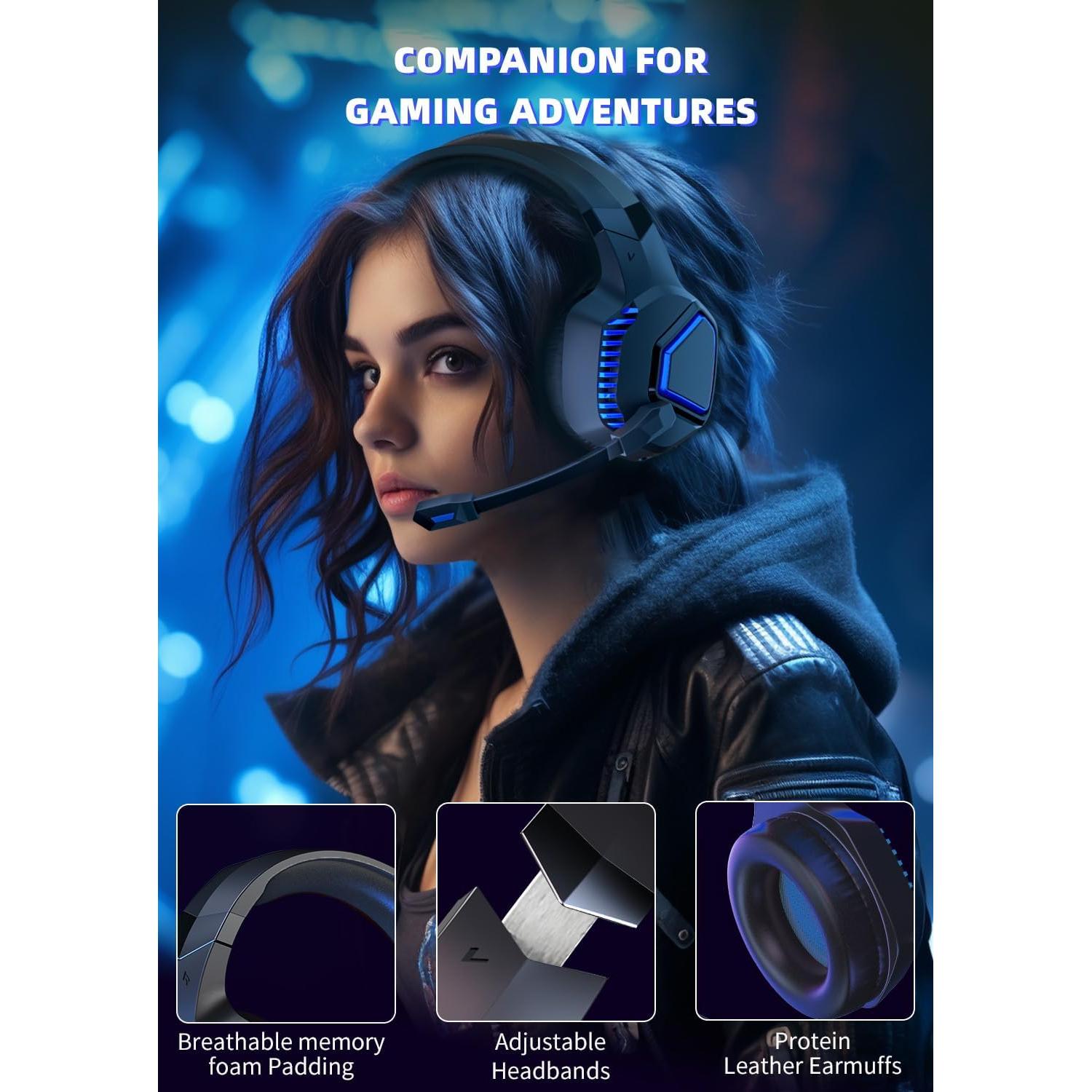 Auriculares Gaming Inalámbricos Gvyugke Captain 100 - Bluetooth 5.2