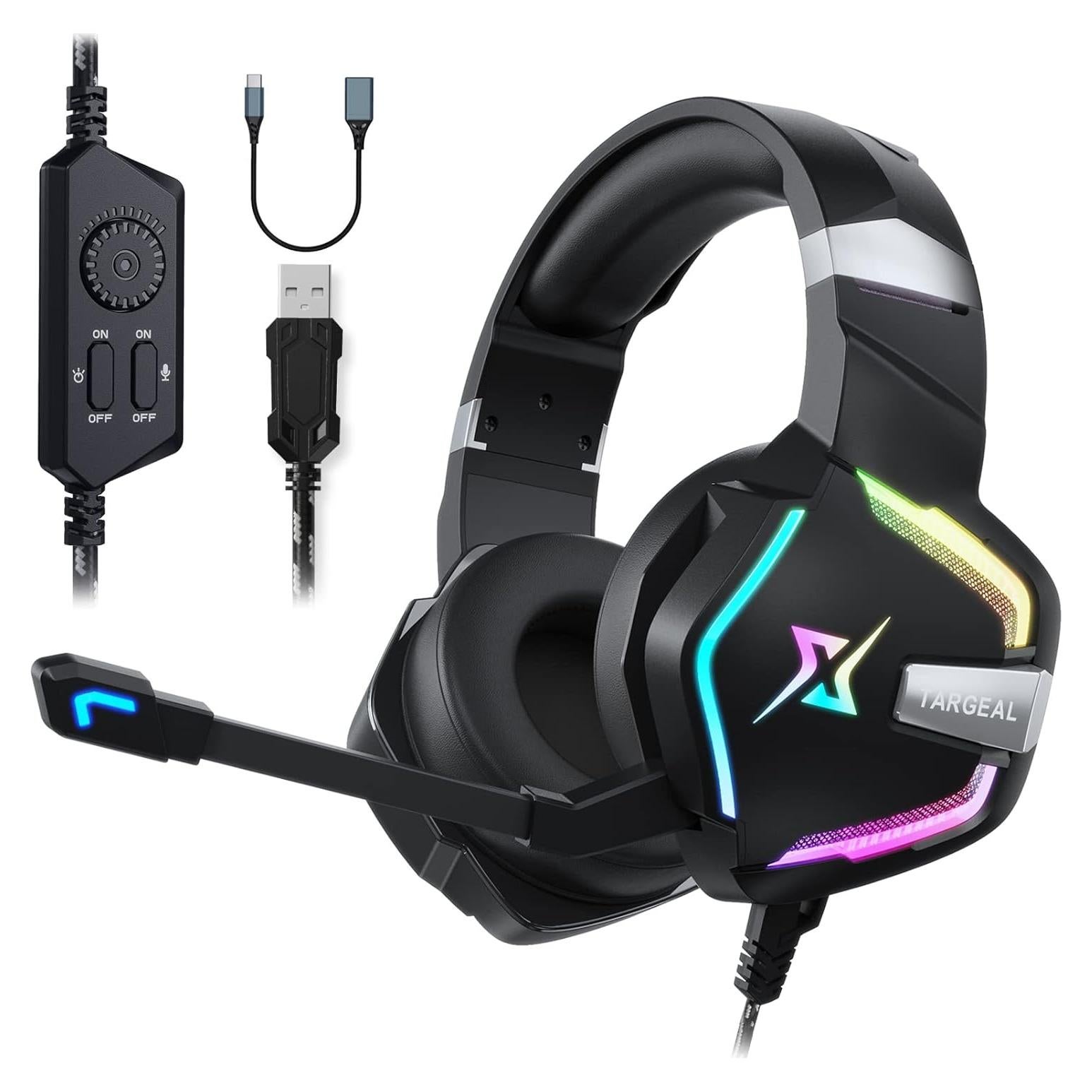 Auriculares Gaming Targeal SKY-917 7.1 USB con Micrófono