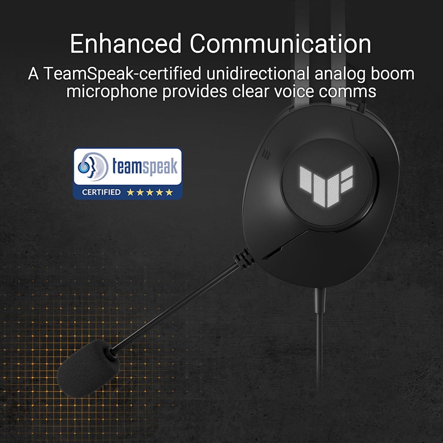 Auricular Gaming ASUS TUF H1 Gen II 7.1 Sonido Envolvente