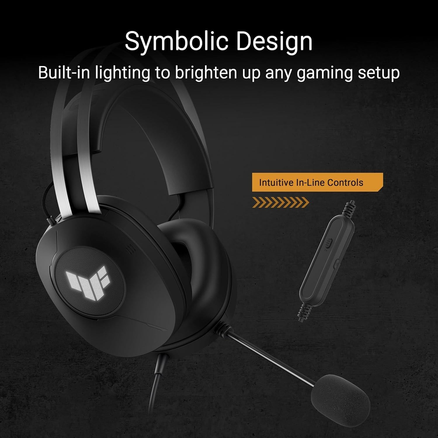 Auricular Gaming ASUS TUF H1 Gen II 7.1 Sonido Envolvente