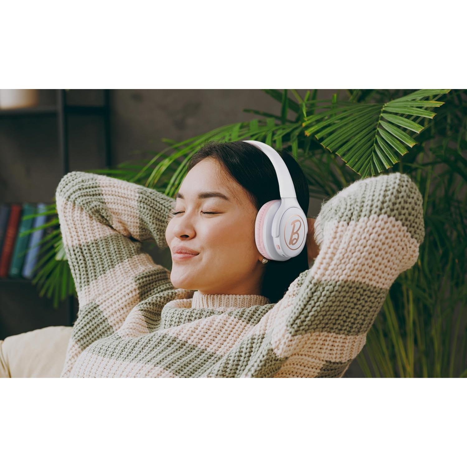 Auriculares Inalámbricos eKids Barbie con Micrófono - Bluetooth y Cable Aux