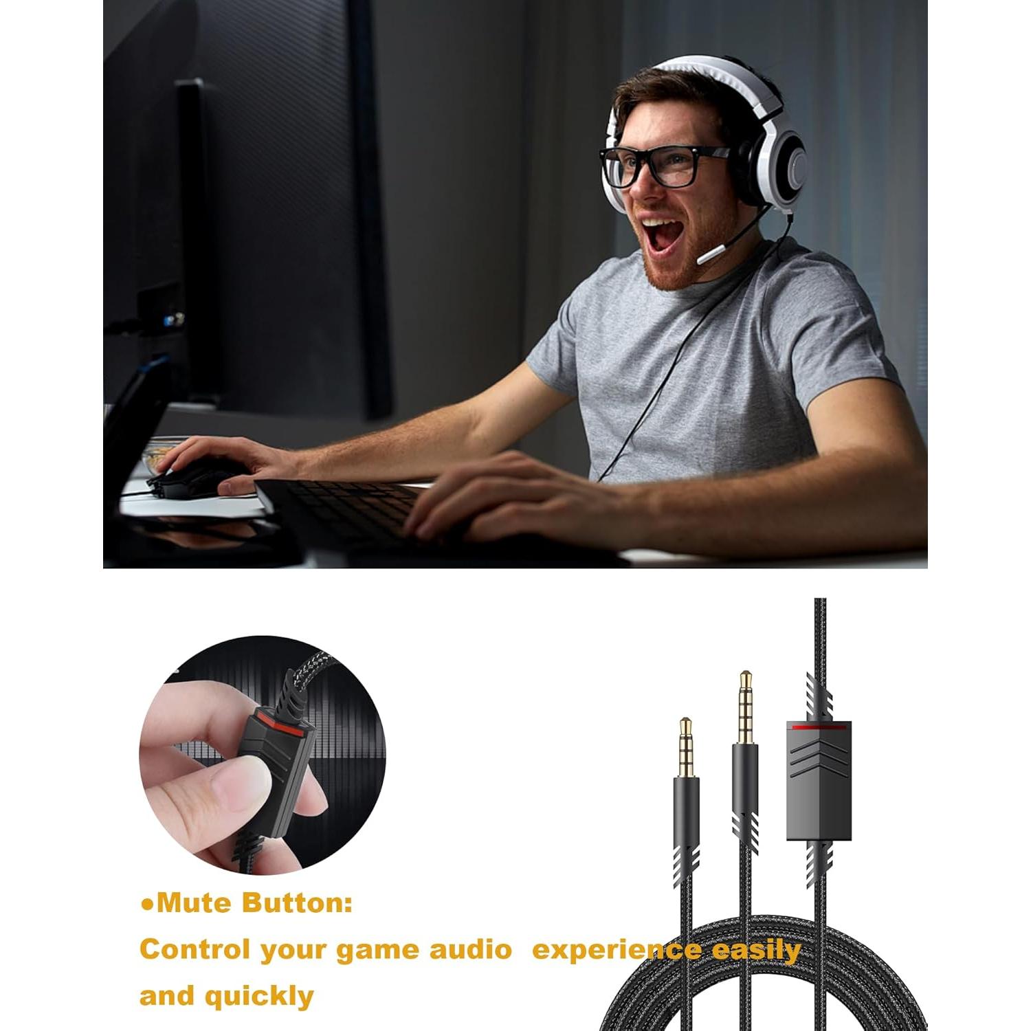 Cable de Reemplazo Astro A40 con Silencio en Línea 2m