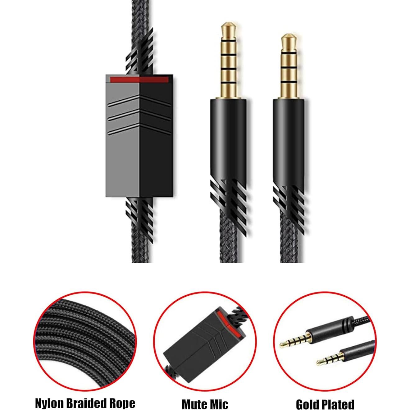 Cable de Reemplazo Astro A40 con Silencio en Línea 2m