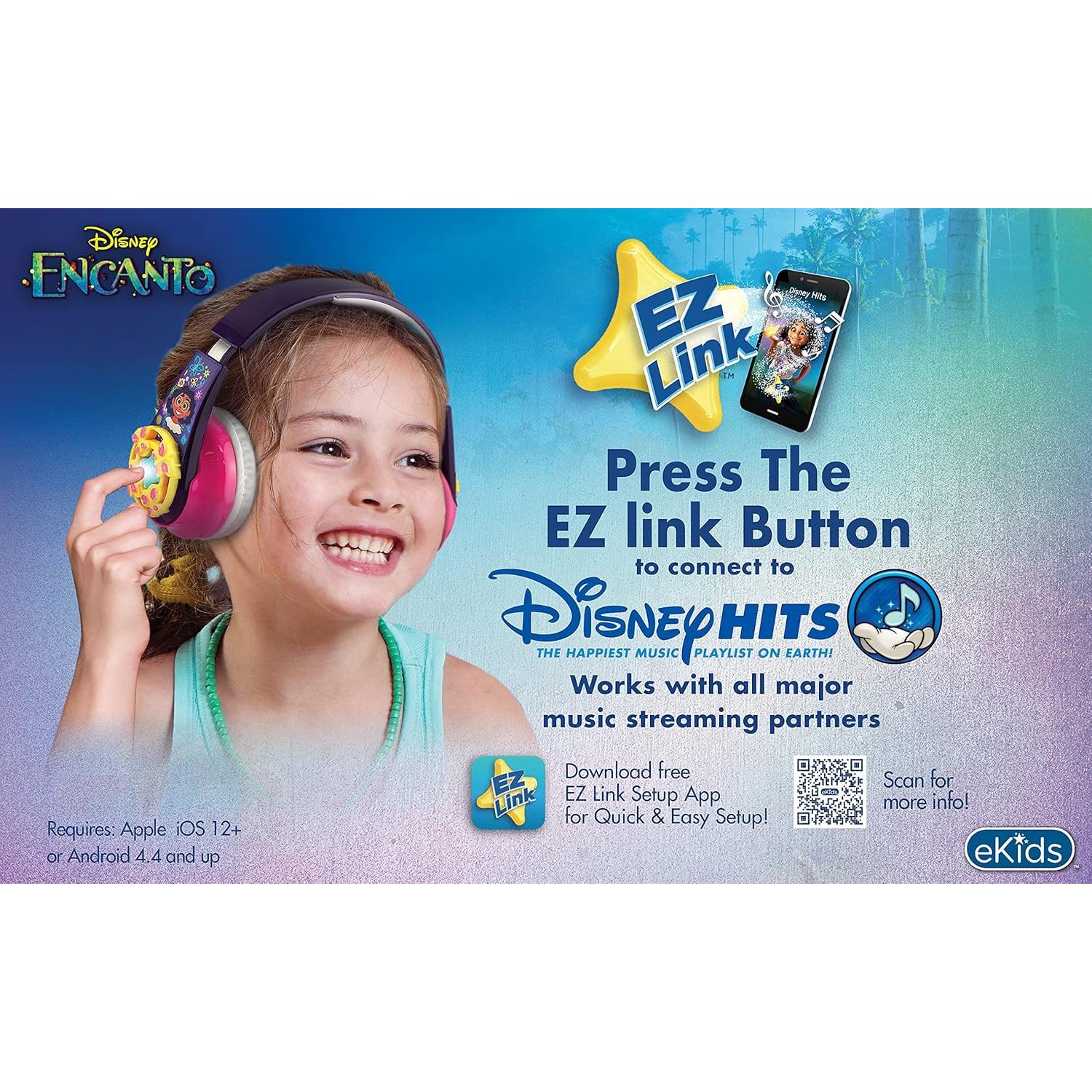 Auriculares Bluetooth eKids Disney Encanto Inalámbricos con Micrófono