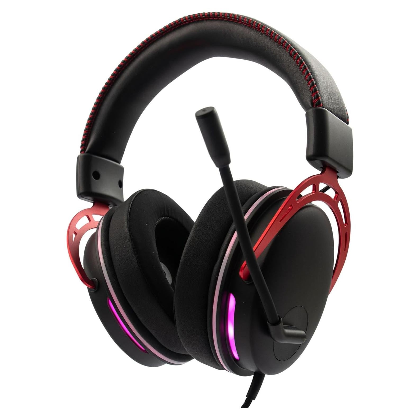 Auriculares USB Gaming 7.1 RadioShack Negro y Rojo 50mm