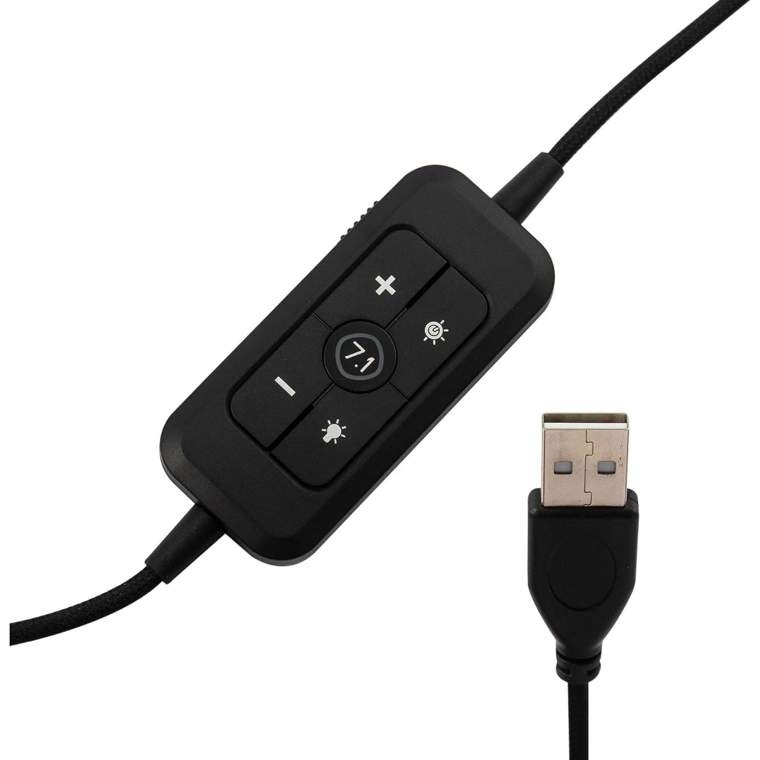 Auriculares USB Gaming 7.1 RadioShack Negro y Rojo 50mm