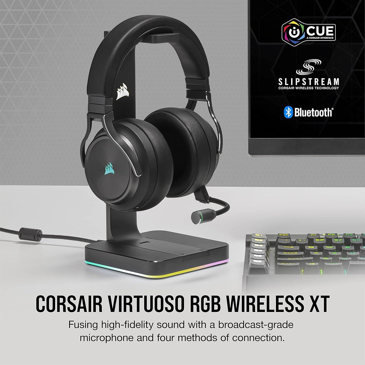 Auriculares Gaming Corsair Virtuoso RGB Wireless XT - Bluetooth 5.0