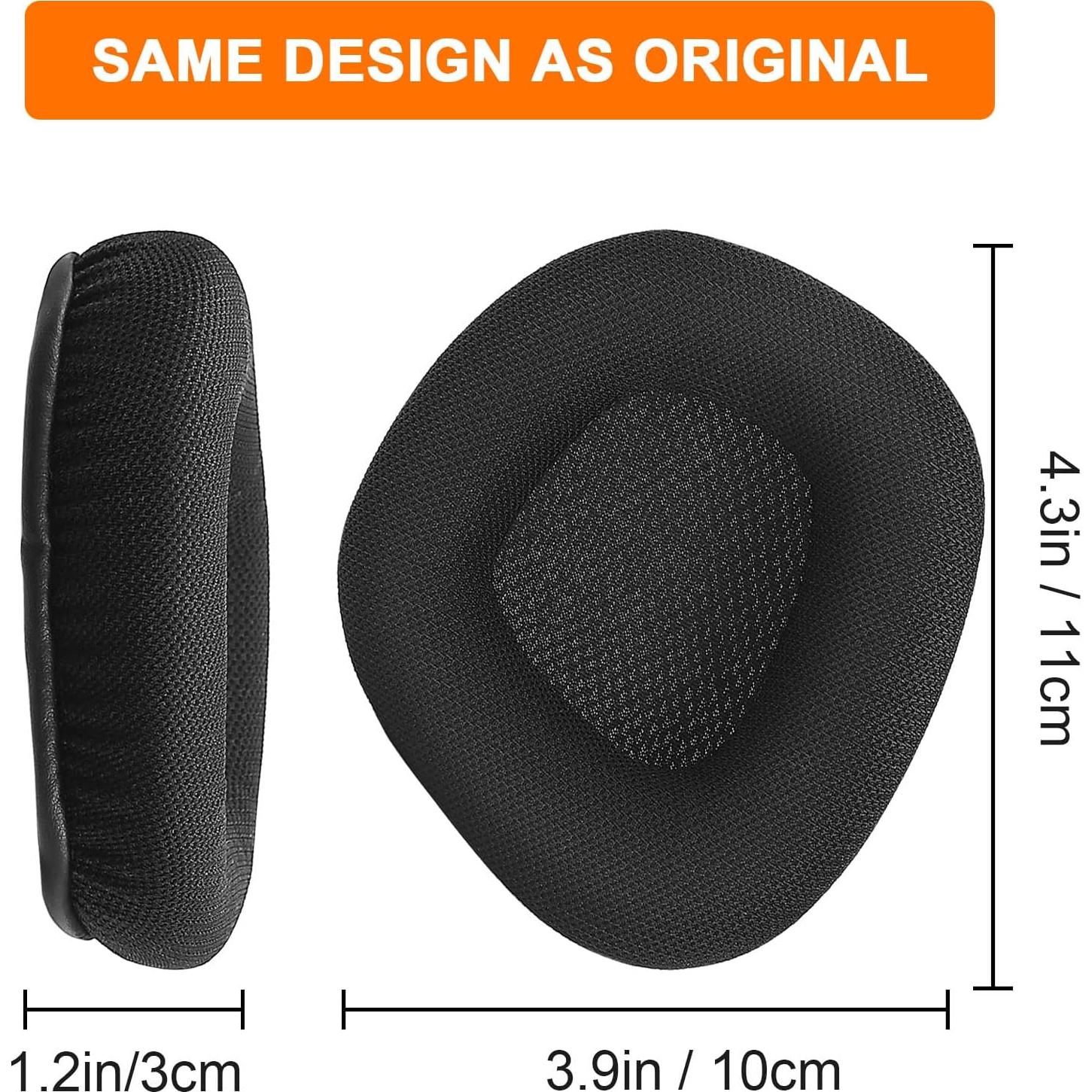 Almohadillas de Repuesto Corsair Void PRO RGB Gevo - Malla Negra