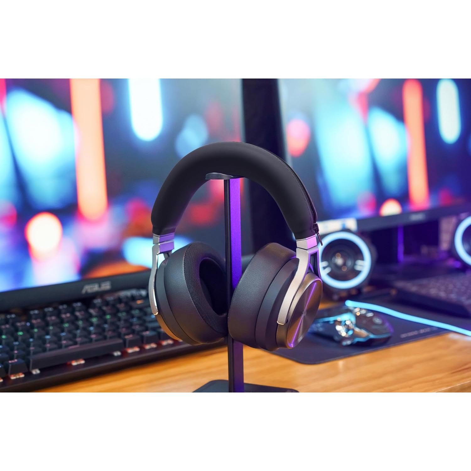 Cubierta de Banda de Silicona WC BandZ para Auriculares Corsair Virtuoso - Negro