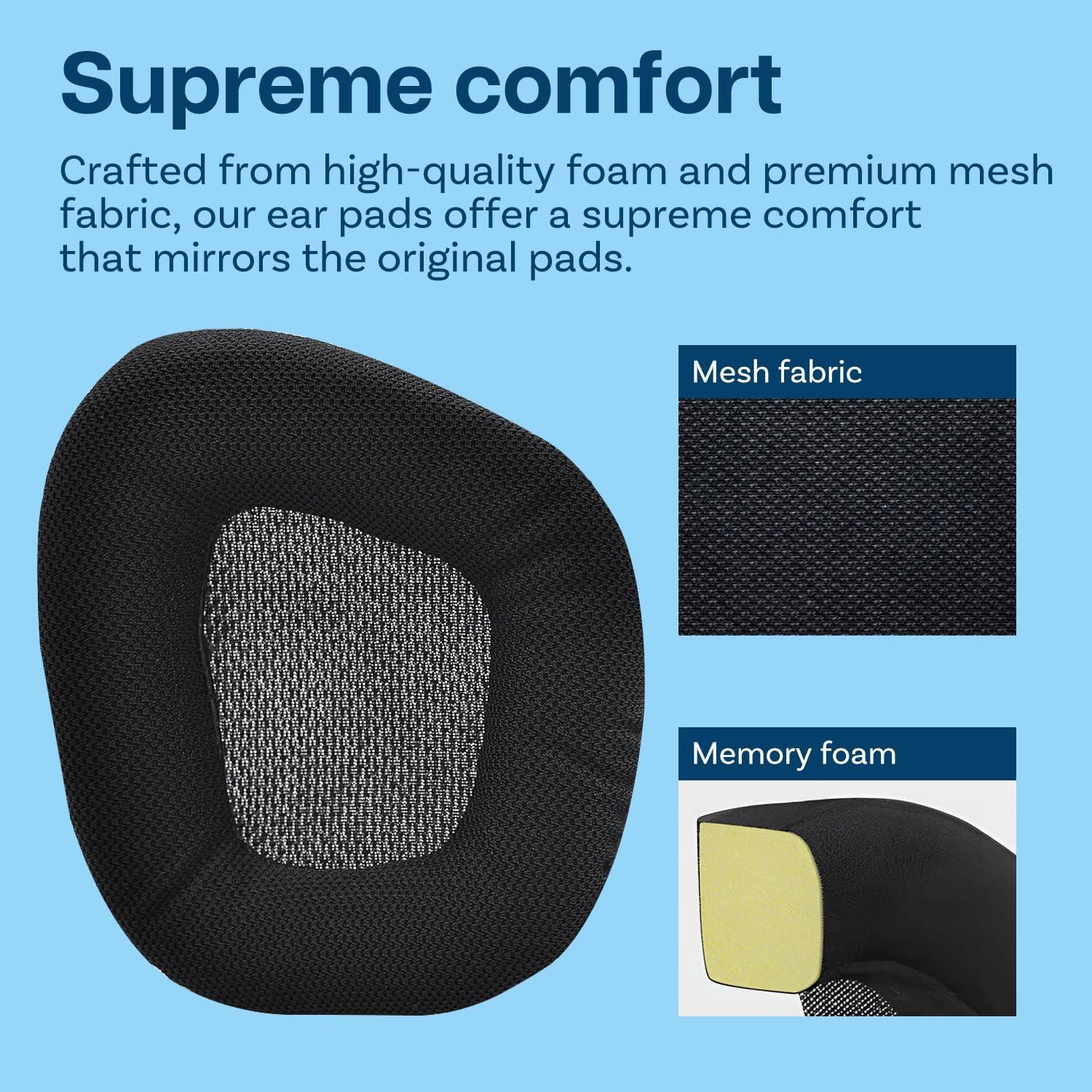 Almohadillas de Reemplazo MMOBIEL para Corsair Void Elite - Negro