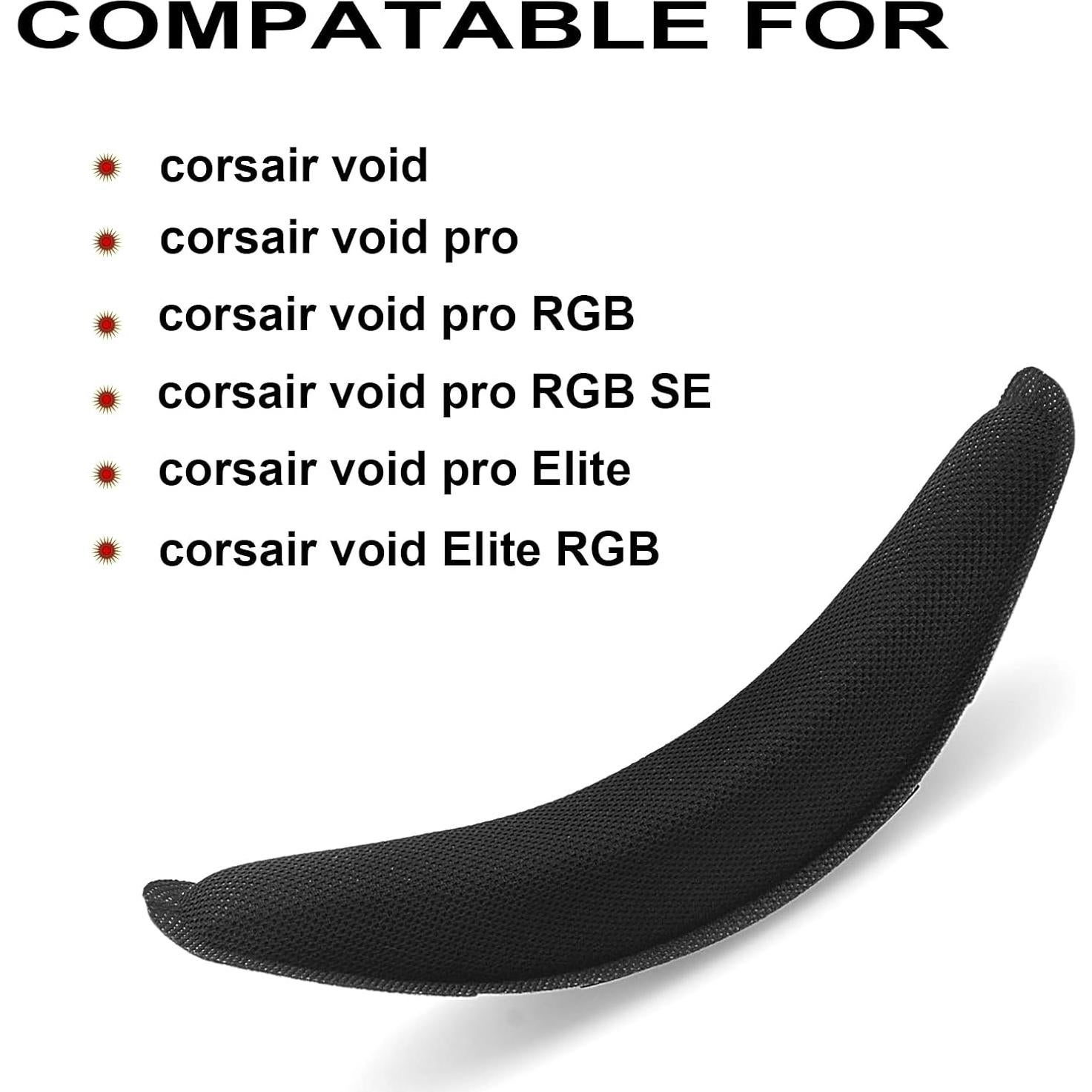 Diadema de Reemplazo Gvoears para Corsair Void Pro - Espuma Suave