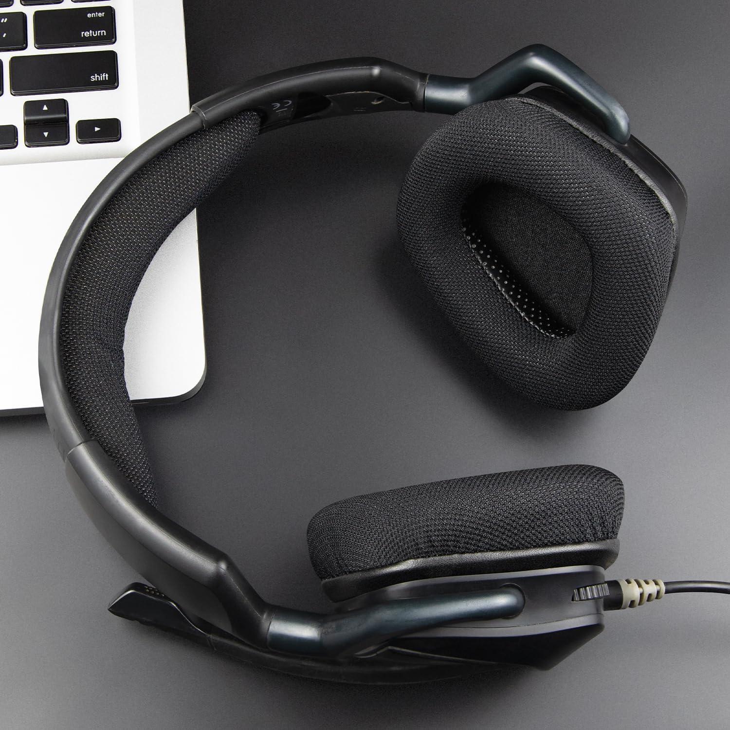 Almohadillas de Reemplazo SOULWIT para Corsair Void - Negro