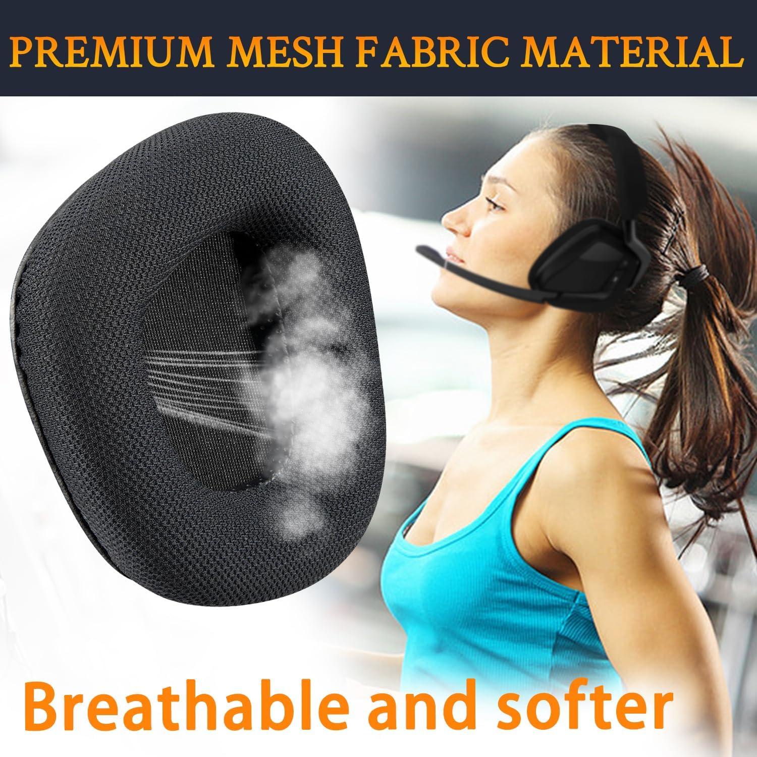 Almohadillas de Reemplazo SOULWIT para Corsair Void - Negro