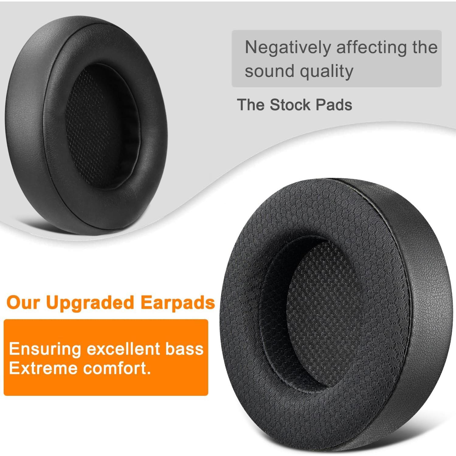 Almohadillas de Reemplazo SOULWIT para Corsair Virtuoso RGB Wireless XT SE - Negro