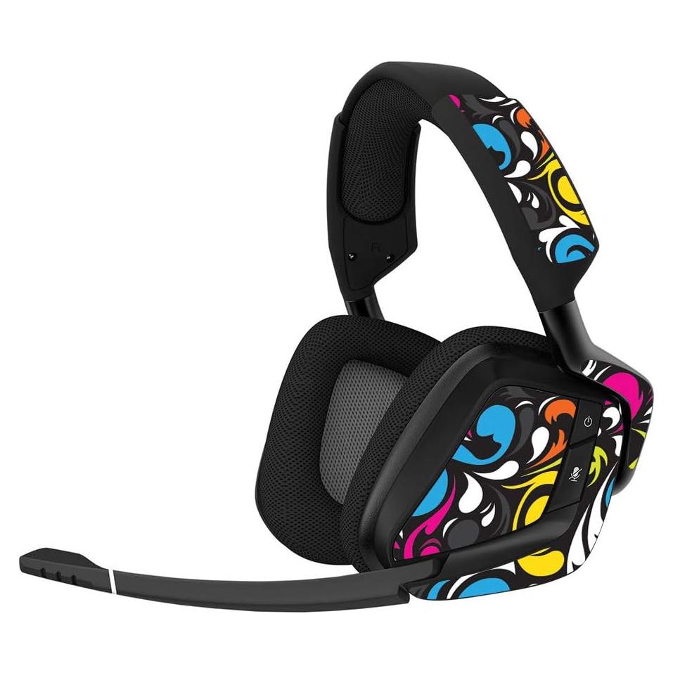 MightySkins Piel Vinilo Corsair Void Pro - Swirly, 15.24x35.56cm