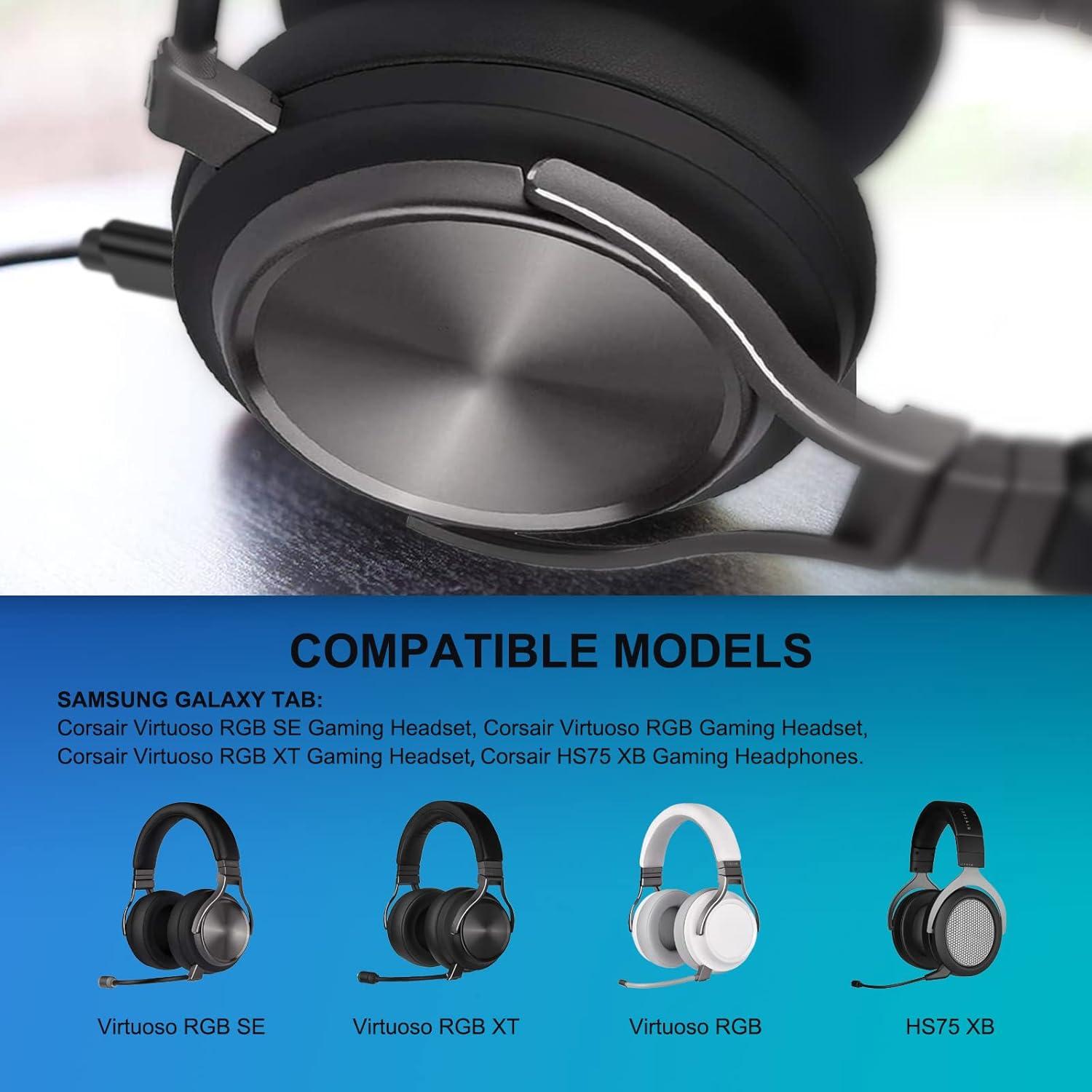 Cable de carga USB C 1.52m para auriculares Corsair