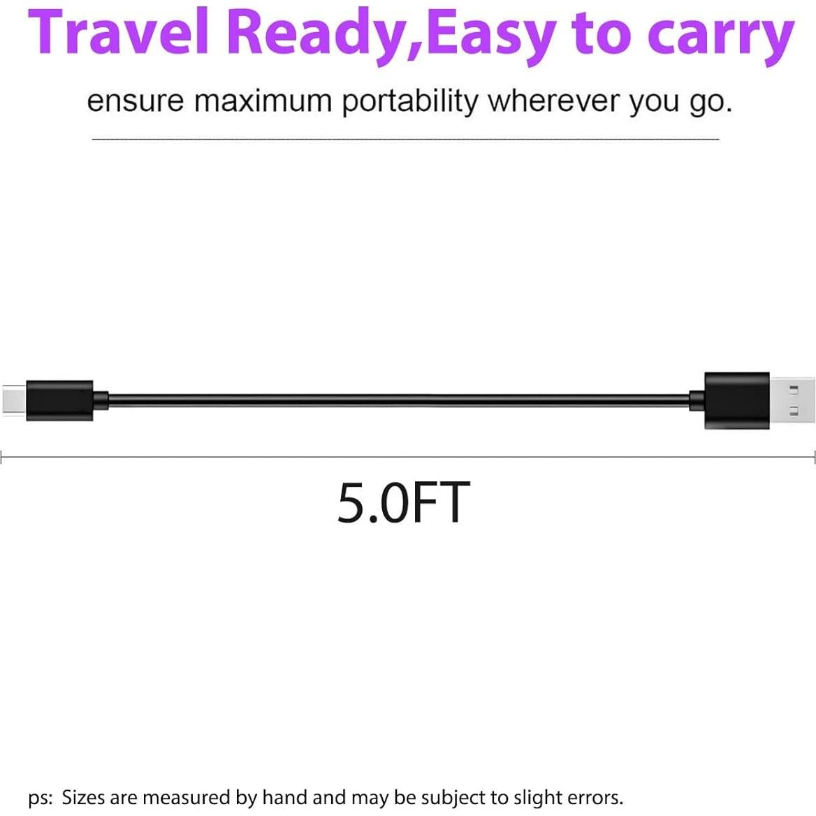 Cable de carga USB C 1.52m para auriculares Corsair