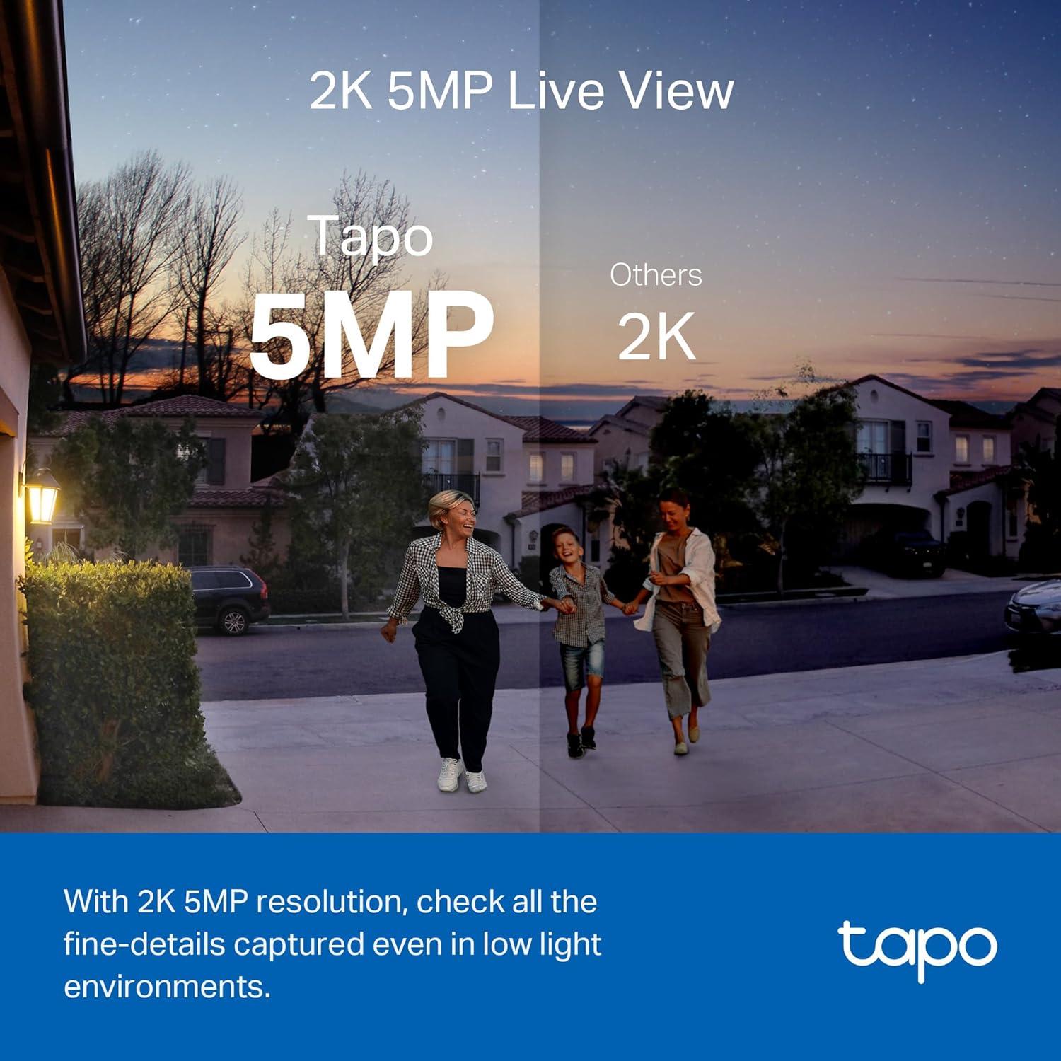 Timbre de Video Inteligente Tapo TP-Link D230S1 2K 5MP