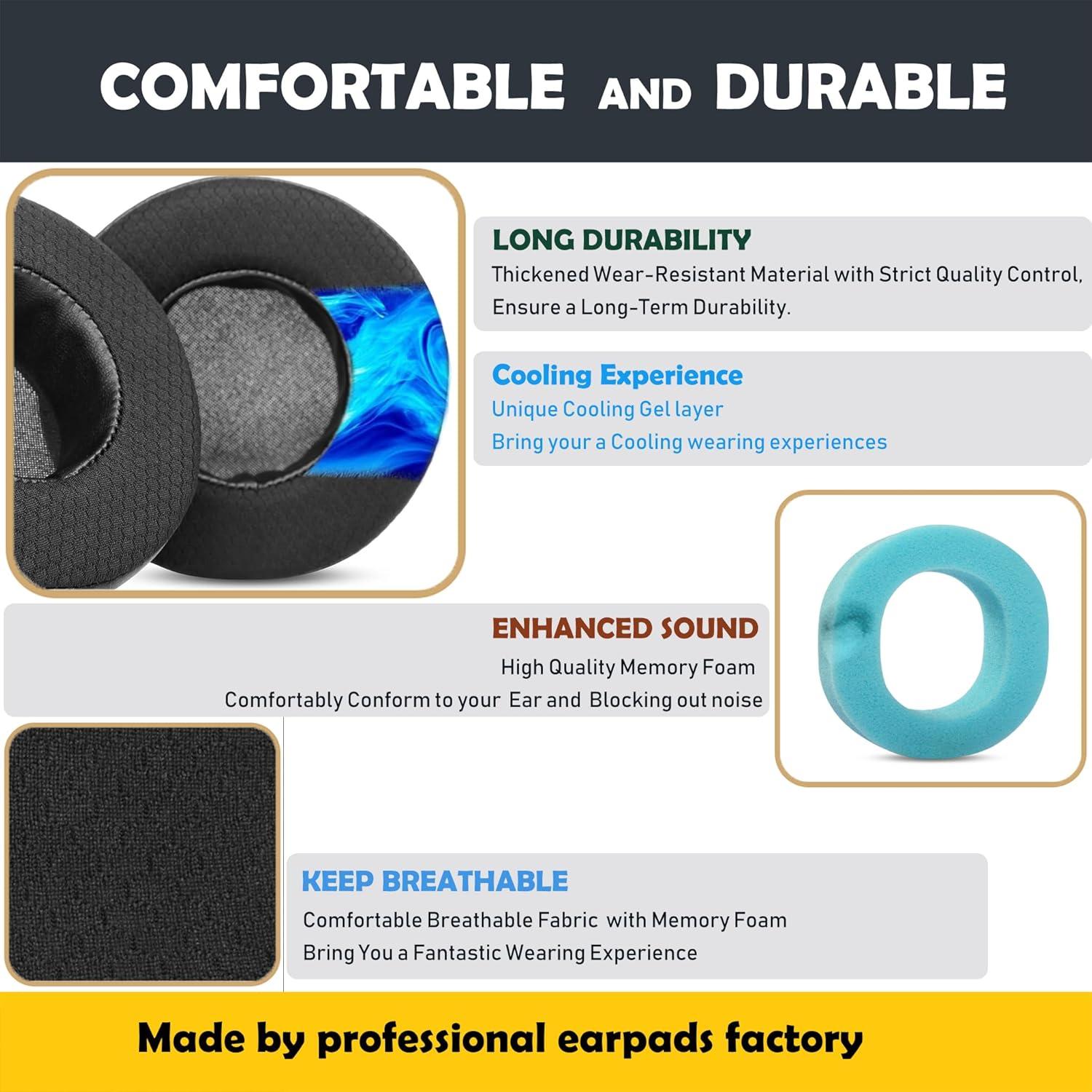 Almohadillas de Repuesto Corsair Virtuoso RGB SE Gel Frío