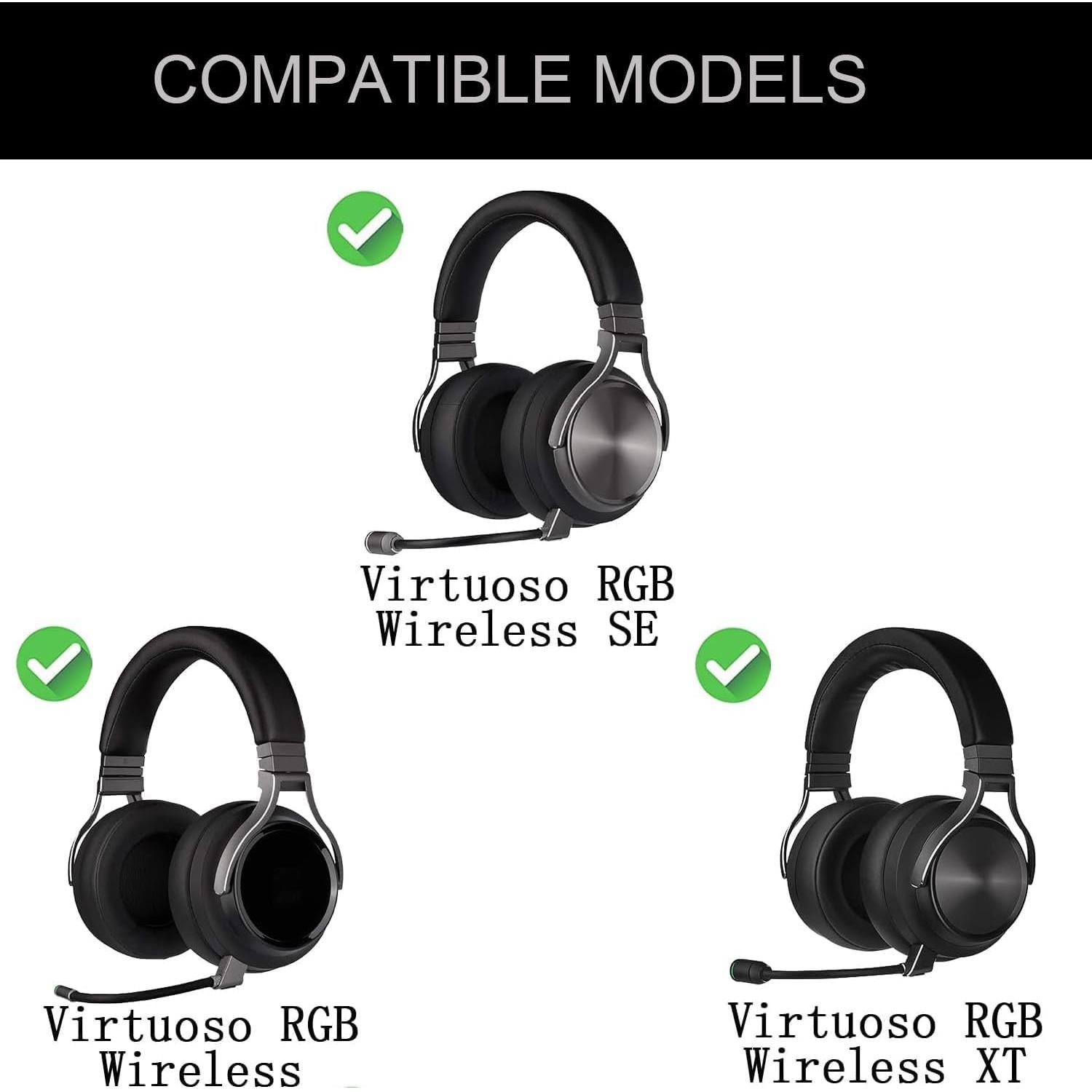 Almohadillas de Repuesto UOWGA para Auriculares Corsair Virtuoso RGB