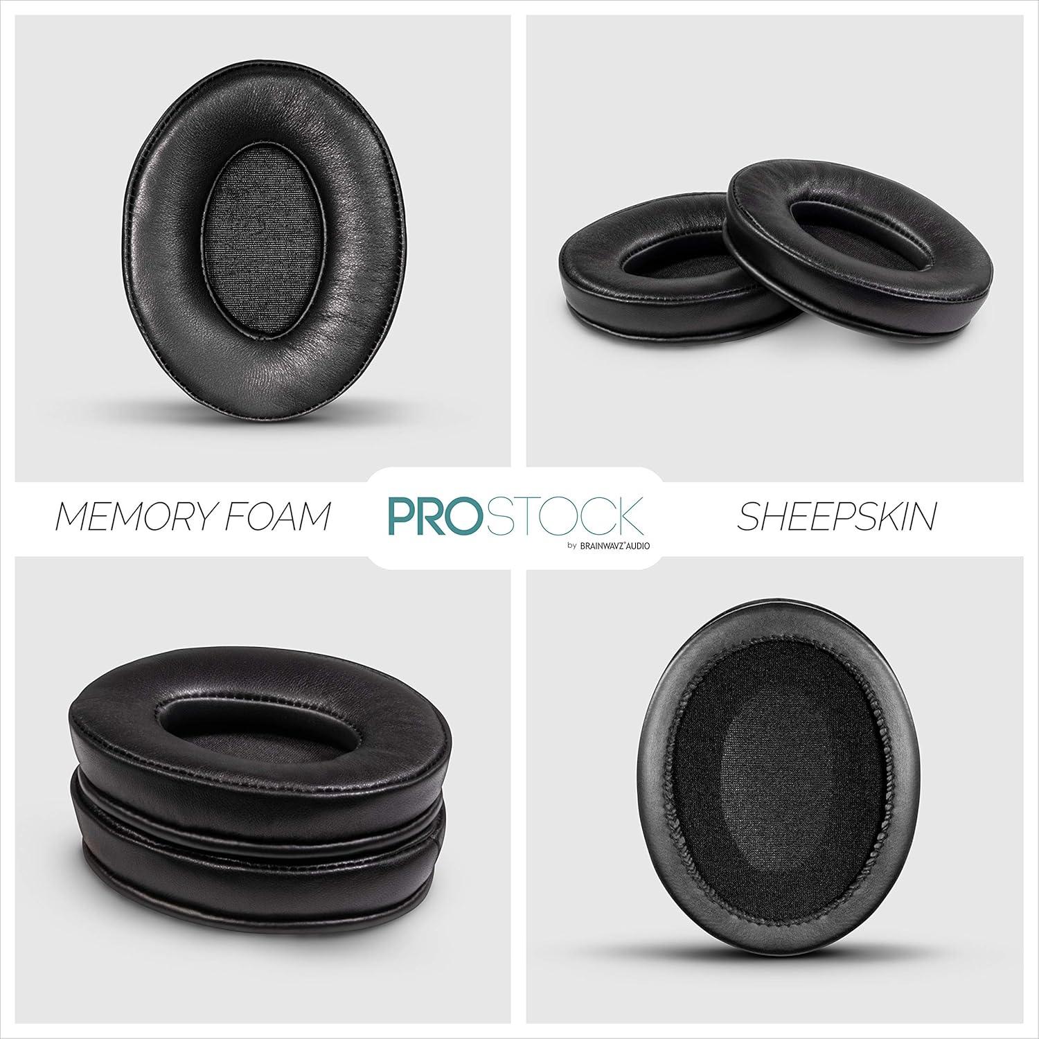 Almohadillas Brainwavz ProStock Piel de Oveja para ATH-M50X
