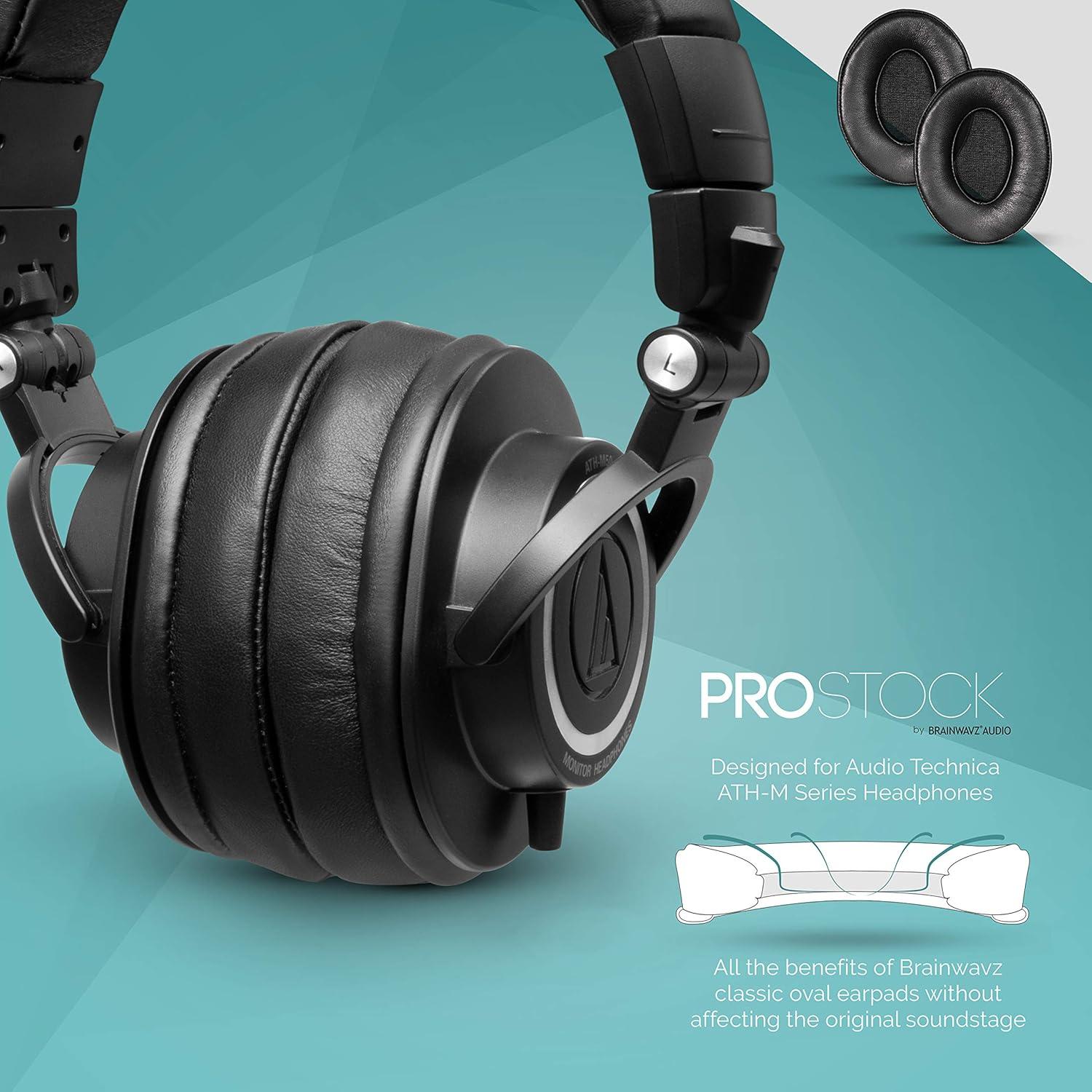 Almohadillas Brainwavz ProStock Piel de Oveja para ATH-M50X