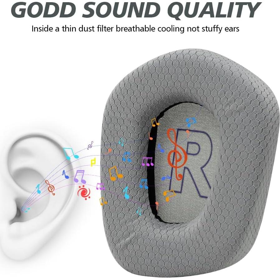 Almohadillas de Repuesto Logitech G733 G535 G335 Gris