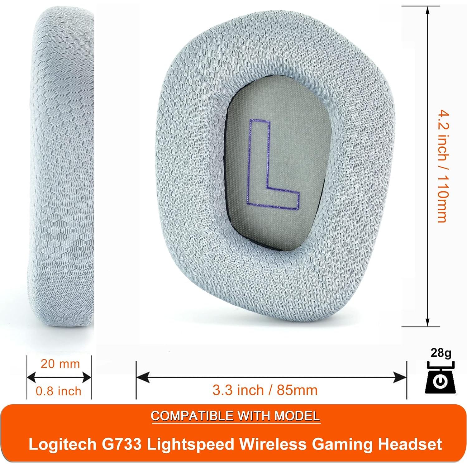 Almohadillas de Reemplazo Defean para Auriculares Logitech G733