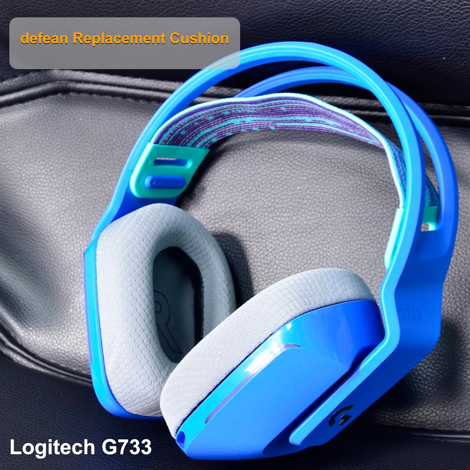 Almohadillas de Reemplazo Defean para Auriculares Logitech G733