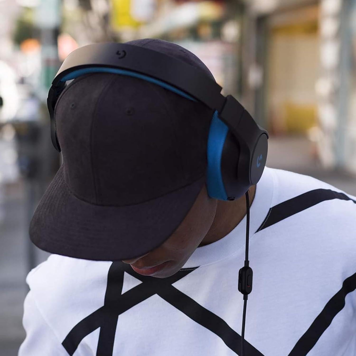 Cable de Auriculares Gaming Knomix G Pro X 3.5mm 2M Negro