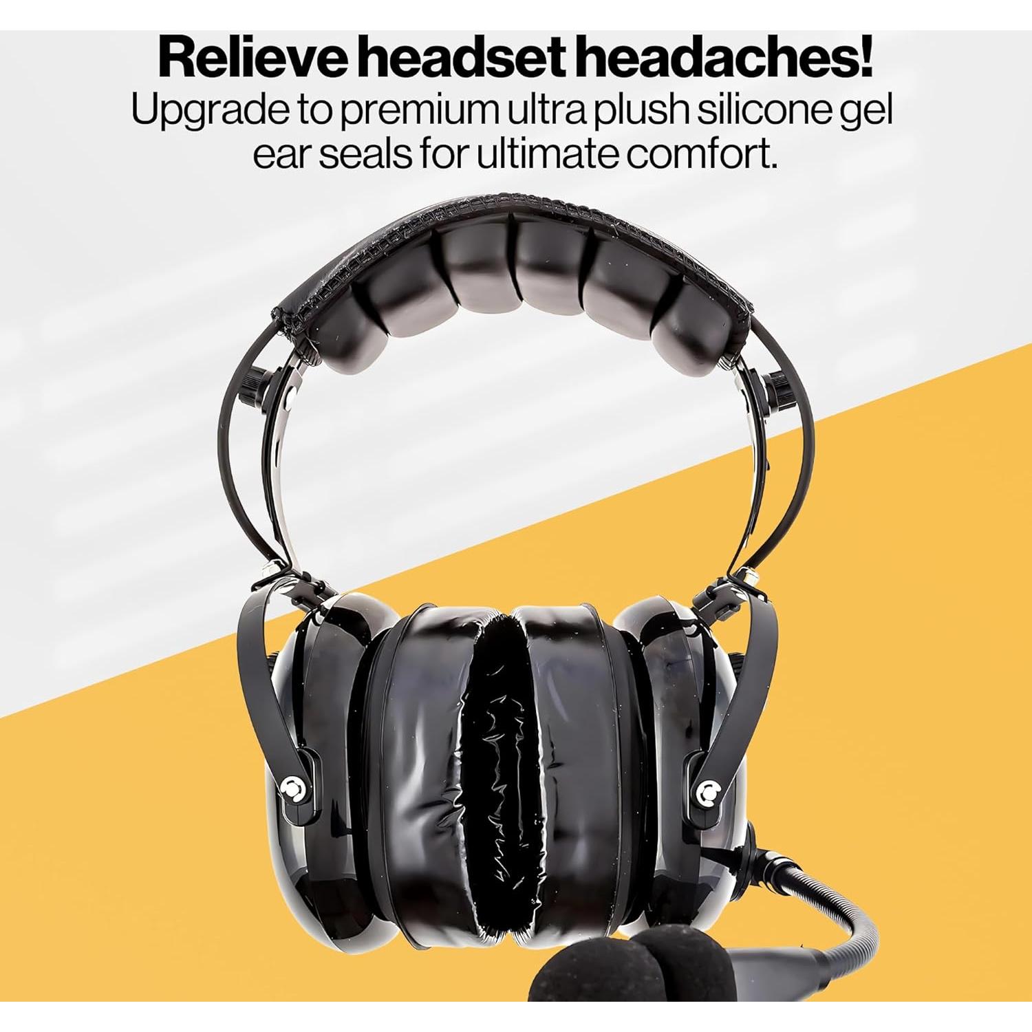 Sellos de Oído de Gel de Silicona KORE AVIATION - 1 Par