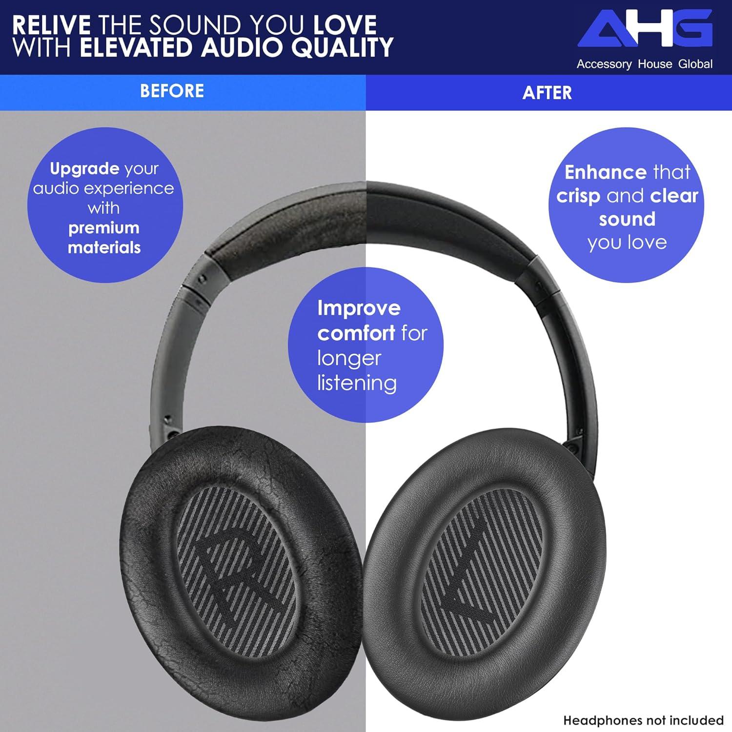 Kit de almohadillas de reemplazo AHG para Bose QuietComfort