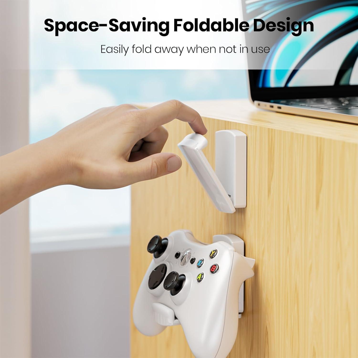 Soporte para Auriculares Adhesivo EURPMASK 2 Piezas Blanco