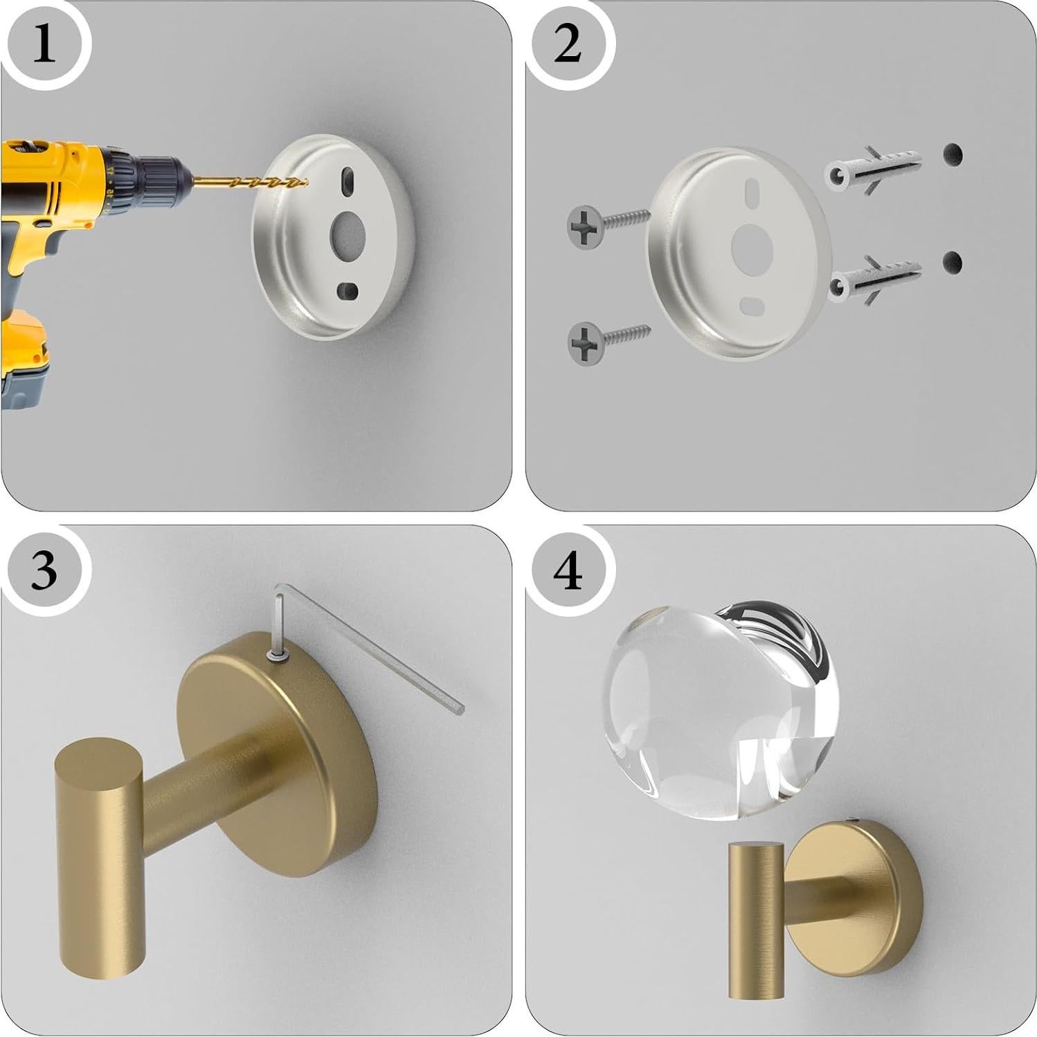 Soporte de Pared para Auriculares GEEKRIA - Bronce Antiguo